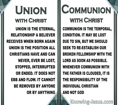 Union and Communion - Growing In Grace (1)